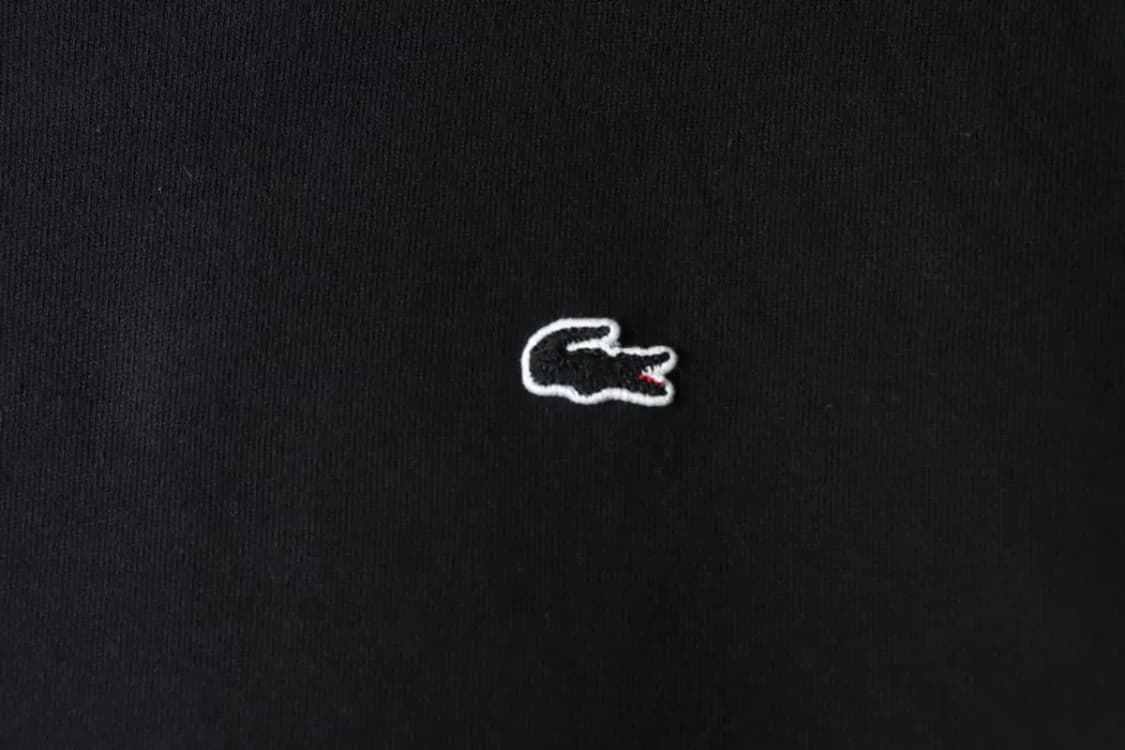 W(M) 라코스테 맨투맨 티셔츠 스몰로고 블랙-16021 상품이미지5