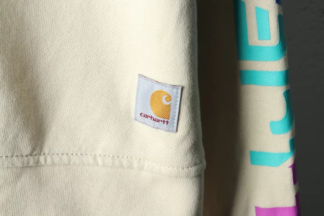 (XL) 칼하트 맨투맨 티셔츠 텐센 베이지 올드스쿨-16023 상품이미지5