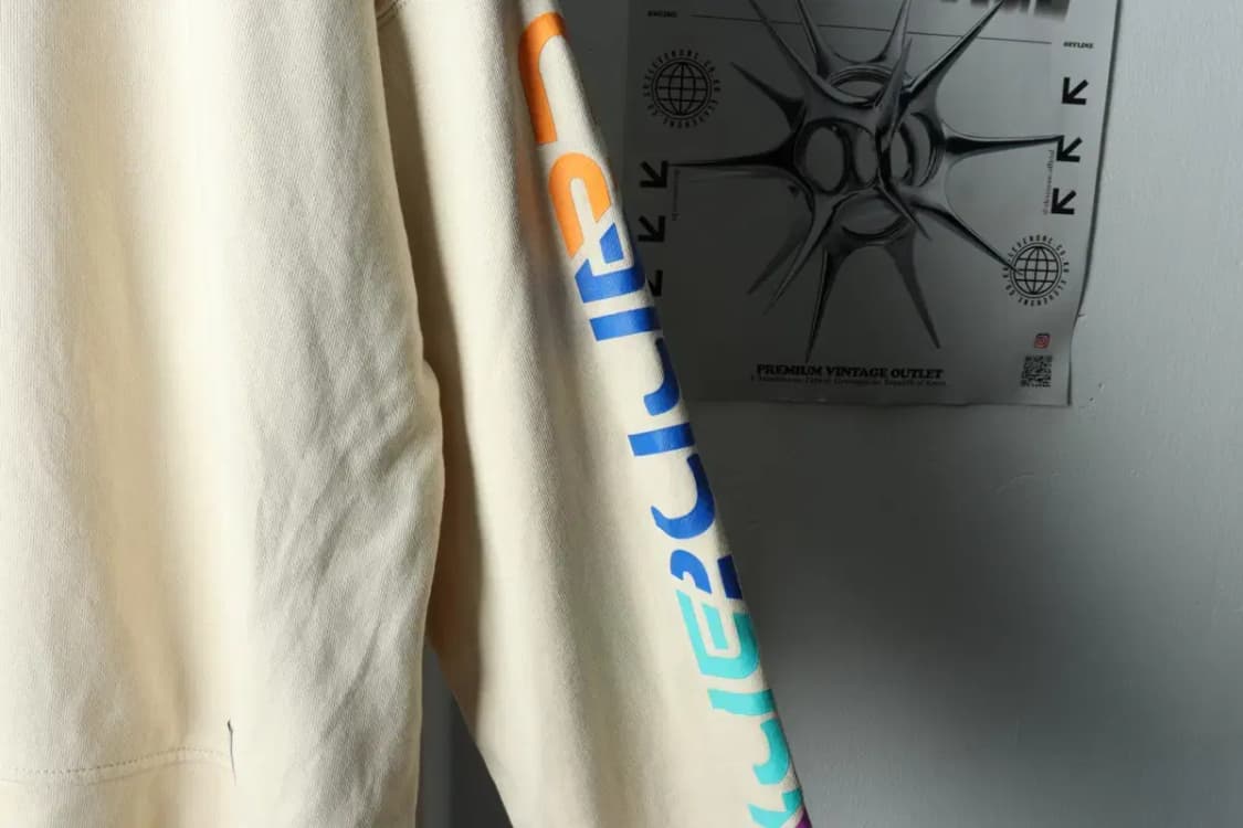 (XL) 칼하트 맨투맨 티셔츠 텐센 베이지 올드스쿨-16023 상품이미지6