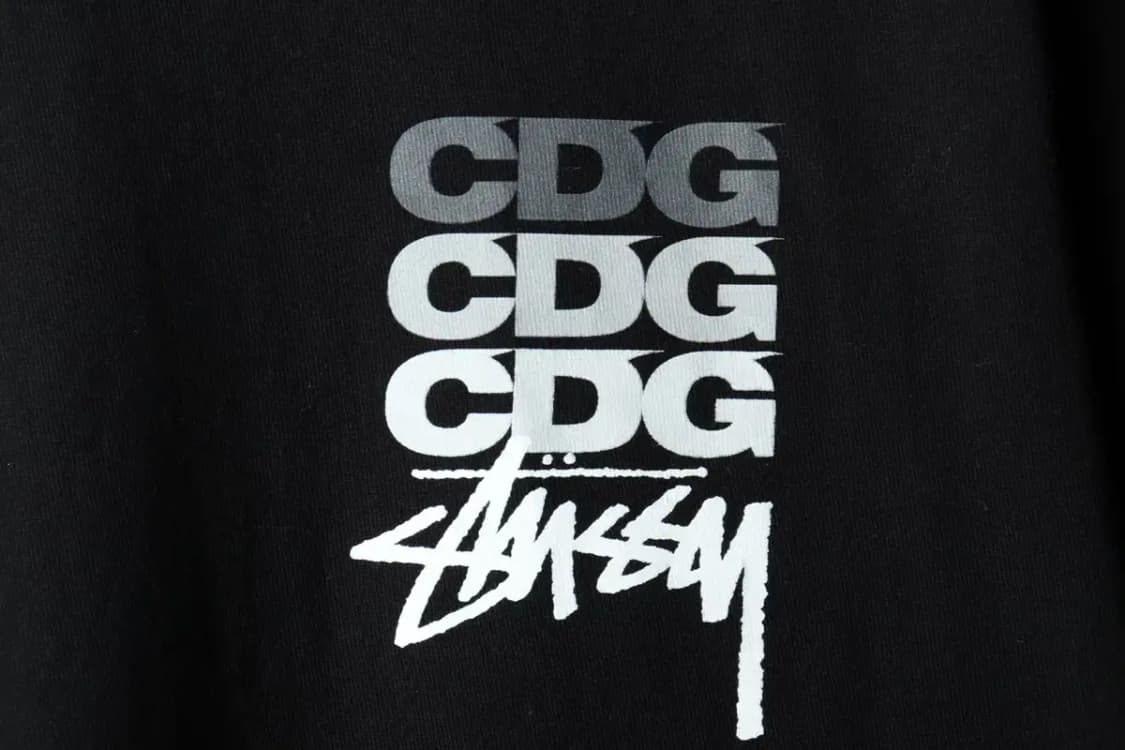 (L-XL) 스투시 긴팔티셔츠 꼼데가르송 CDG닷 블랙-16026 상품이미지5