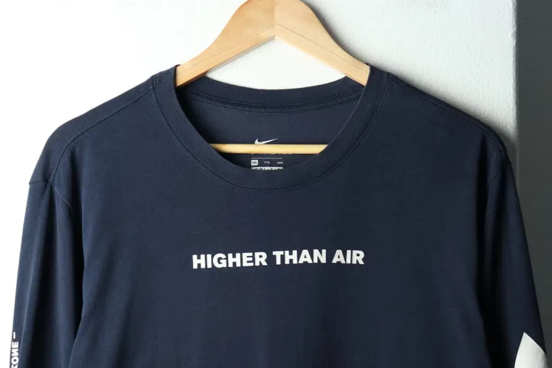 (2XL) 나이키 긴팔티셔츠 빅사이즈 네이비 올드스쿨-16027 상품이미지4