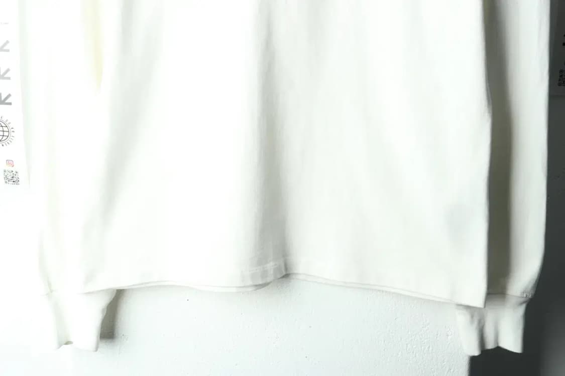 (L) 아미 긴팔티셔츠 스몰로고 화이트-16028 상품이미지4