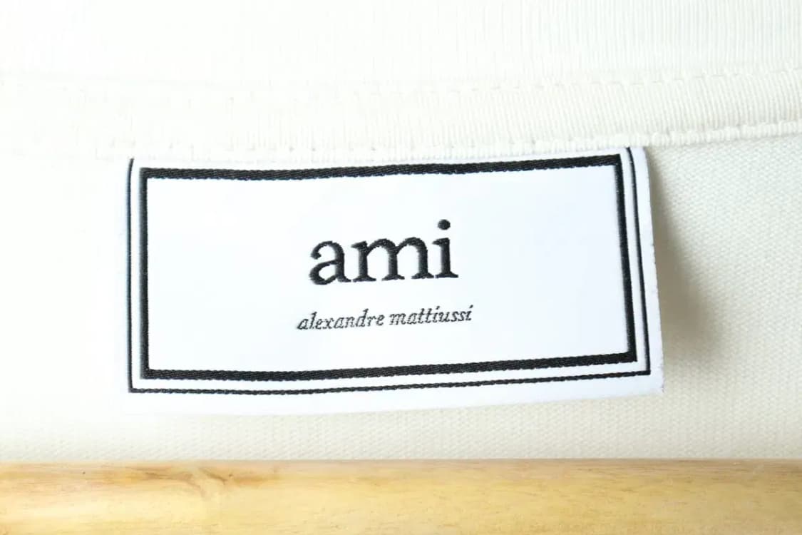 (L) 아미 긴팔티셔츠 스몰로고 화이트-16028 상품이미지6