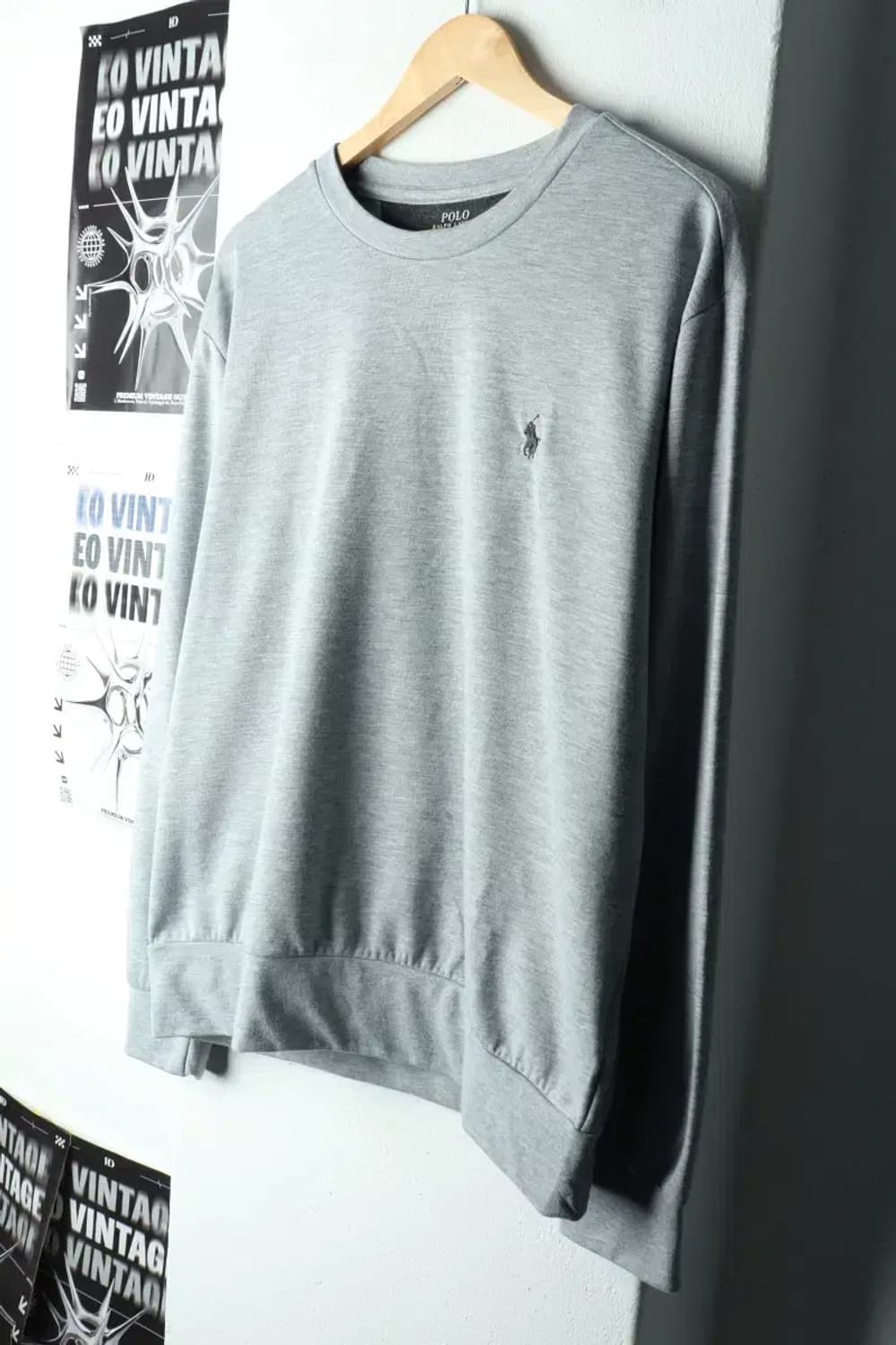 (L-XL) 폴로 랄프로렌 긴팔티셔츠 그레이 포니-16029 상품이미지1