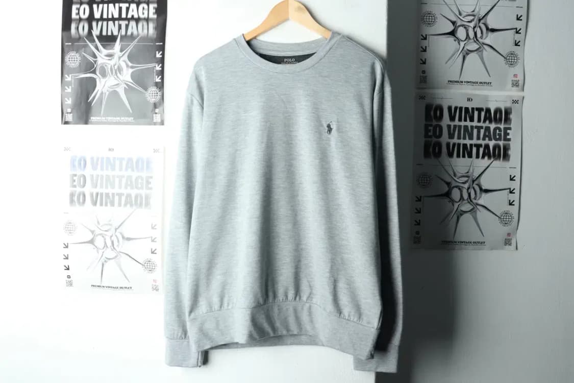 (L-XL) 폴로 랄프로렌 긴팔티셔츠 그레이 포니-16029 상품이미지2