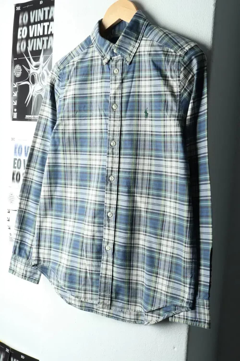 W(S) 폴로 랄프로렌 셔츠 남방 체크 컬러믹스 포니-1602B 상품이미지1