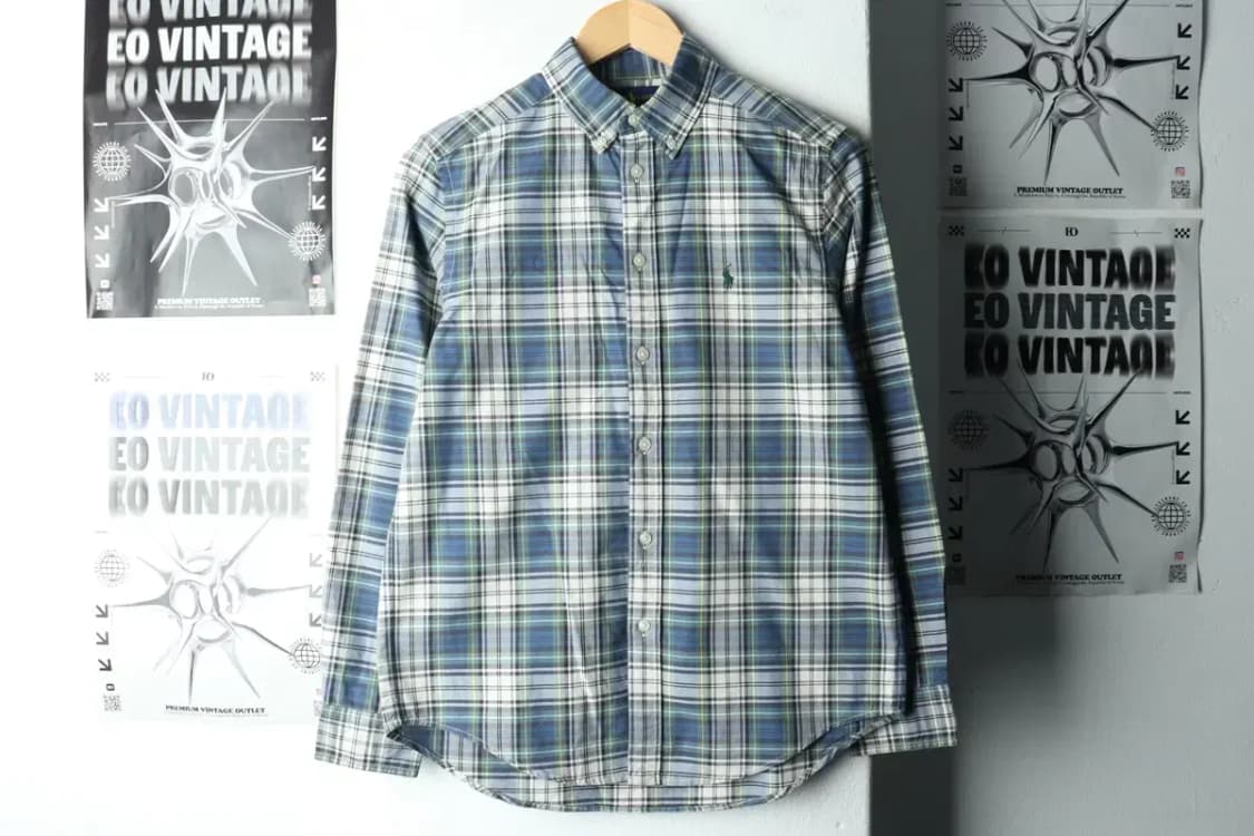 W(S) 폴로 랄프로렌 셔츠 남방 체크 컬러믹스 포니-1602B 상품이미지2