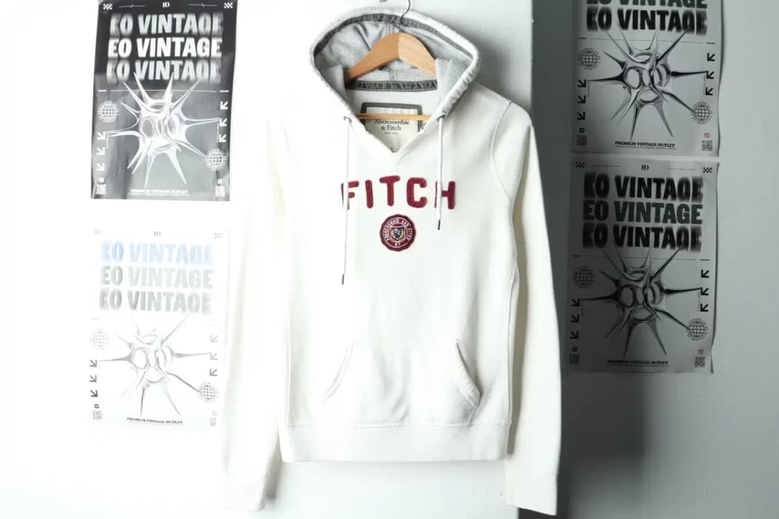 W(M) 아베크롬비 후드티셔츠 대장 화이트 기모 Y2K-16030 상품이미지2
