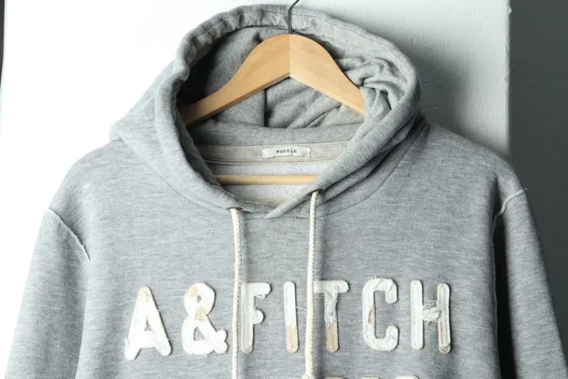 (L-XL) 아베크롬비 후드티셔츠 대장급 그레이 기모 Y2K-16031 상품이미지3