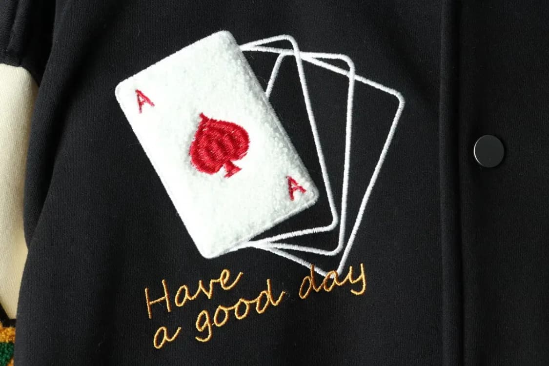 (L-2XL) 인플레이션 집업 바람막이 점퍼자켓 바시티 자수-16039 상품이미지6