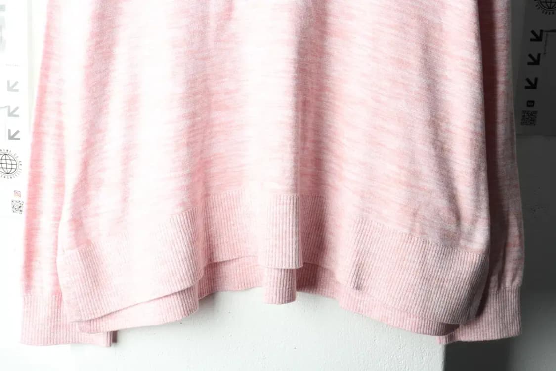 W(2XL-3XL) 타미힐피거 니트 빅사이즈 브이넥 핑크-1603A 상품이미지4