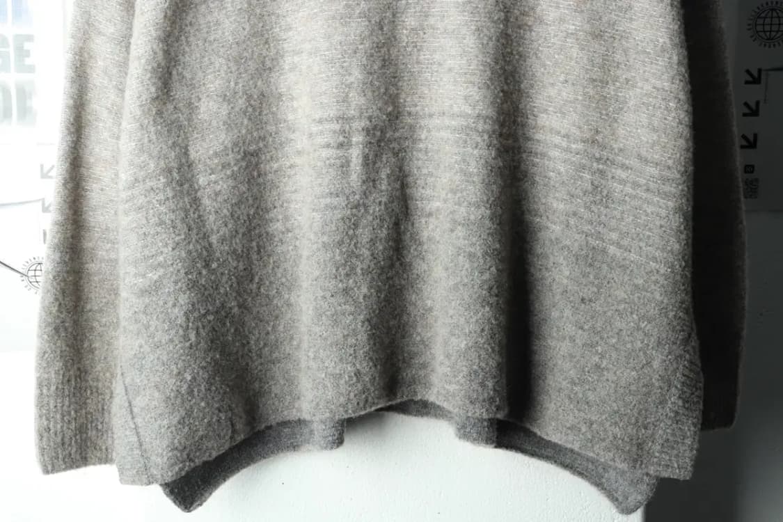 W(F) 시스템 니트 한섬 그레이 울-1603B 상품이미지4