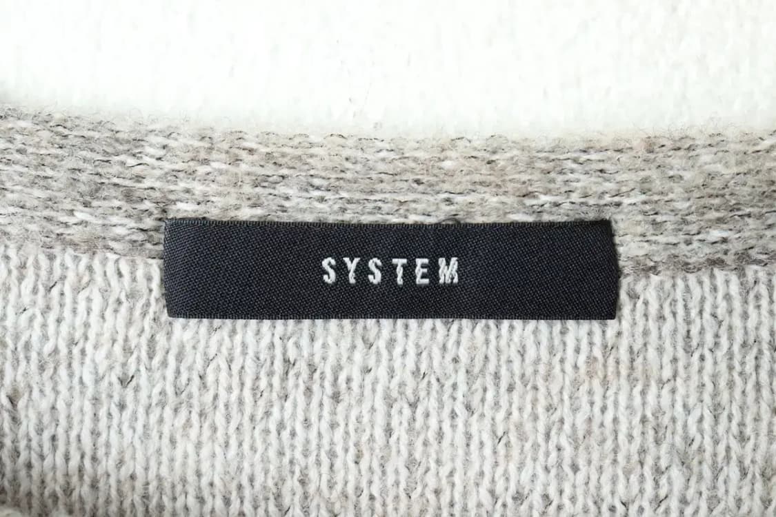 W(F) 시스템 니트 한섬 그레이 울-1603B 상품이미지5