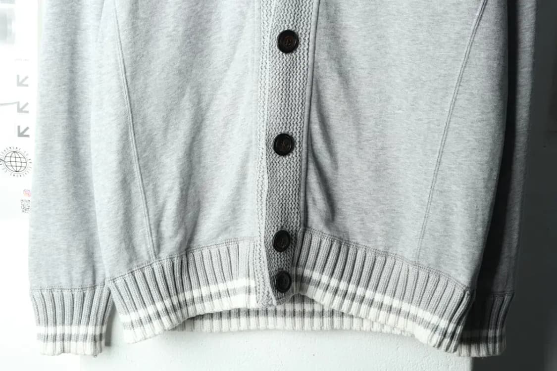 (M-L) 타미힐피거 니트 가디건 기모 그레이 면-1603D 상품이미지4