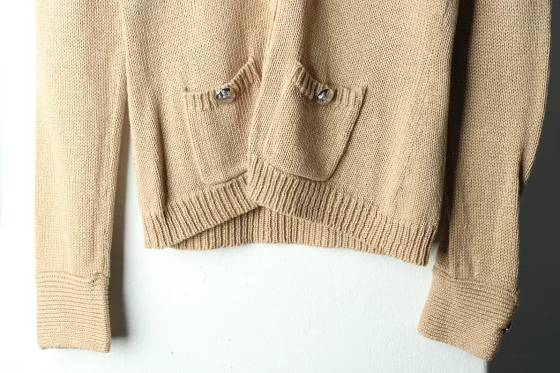 W(XS-S) 폴로 랄프로렌 니트 가디건 브라운 울-1603E 상품이미지3