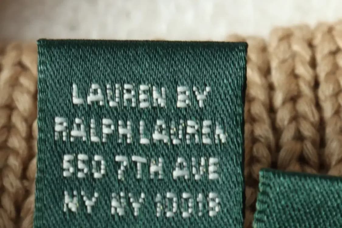 W(XS-S) 폴로 랄프로렌 니트 가디건 브라운 울-1603E 상품이미지6