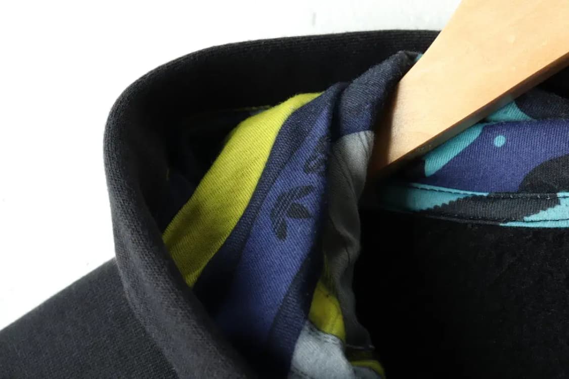 (L-XL) 아디다스 후드티셔츠 불꽃 몽타쥬 블랙-160D7 상품이미지6