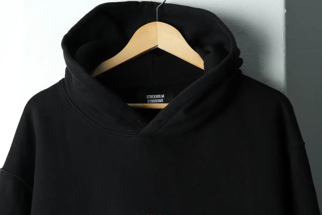 (F) 스톡홀롬 신드롬 후드티셔츠 레터링 스컬 기모 올드스쿨-160D8 상품이미지3