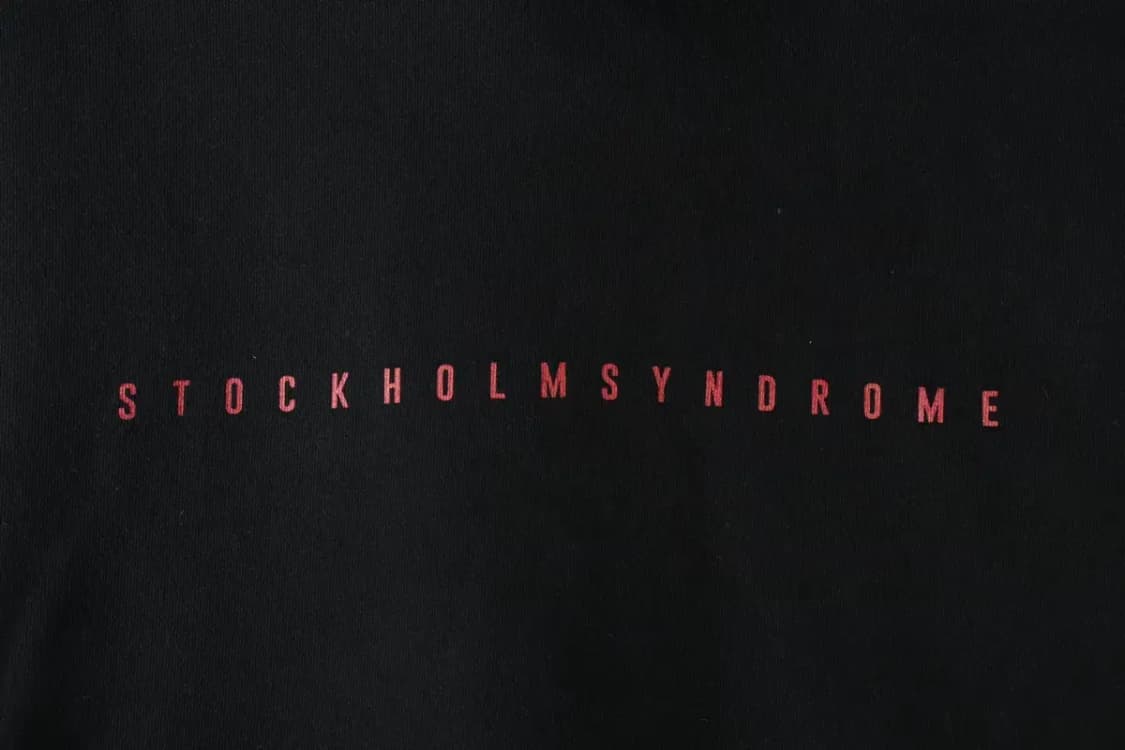 (F) 스톡홀롬 신드롬 후드티셔츠 레터링 스컬 기모 올드스쿨-160D8 상품이미지5