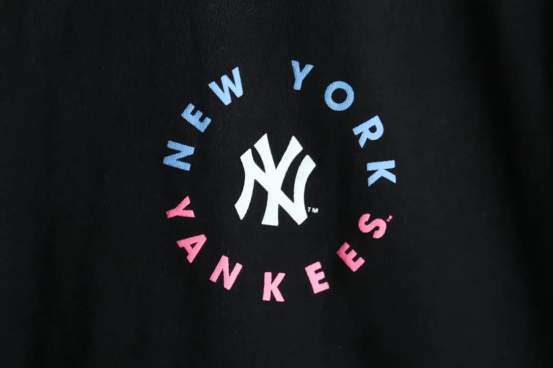 (S) MLB 엠엘비 긴팔티셔츠 뉴욕 양키즈 블랙 올드스쿨-160DC 상품이미지5