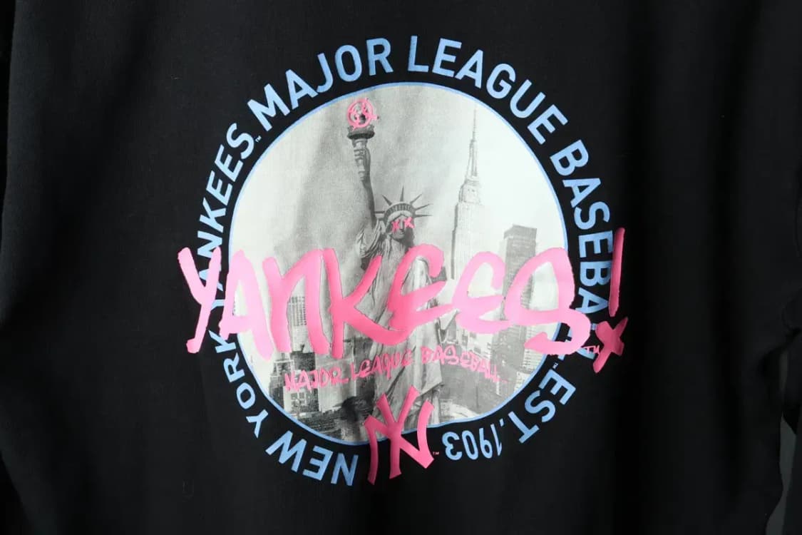 (S) MLB 엠엘비 긴팔티셔츠 뉴욕 양키즈 블랙 올드스쿨-160DC 상품이미지7