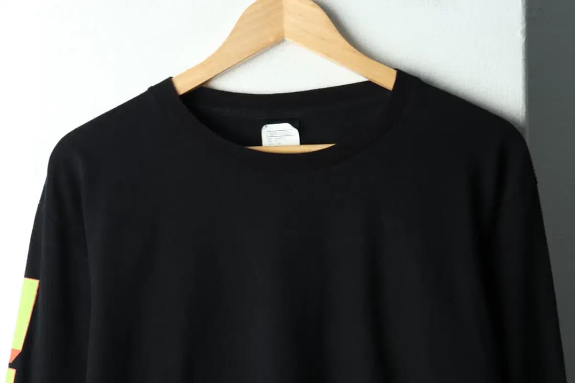 (M-L) 오베이 긴팔티셔츠 레터링 블랙-160DD 상품이미지3