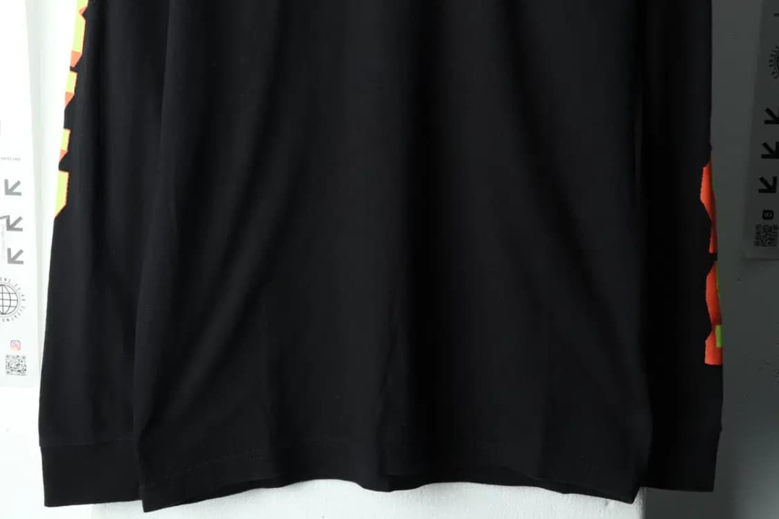 (M-L) 오베이 긴팔티셔츠 레터링 블랙-160DD 상품이미지4