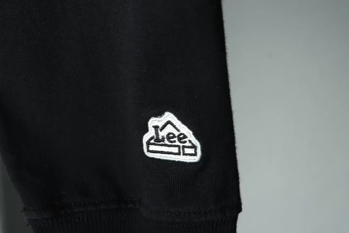 (L) 리 긴팔티셔츠 빅로고 블랙-160DF 상품이미지6