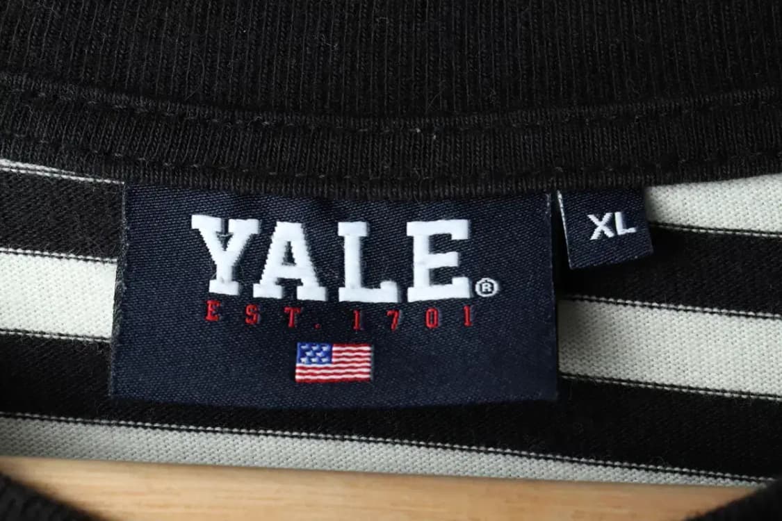 (XL-2XL) 예일 긴팔티셔츠 스트라이프 범고래 해군-160E0 상품이미지6