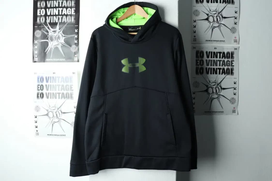 (L-XL) 언더아머 맨투맨 티셔츠 기능성 차콜 기모-160E8 상품이미지2