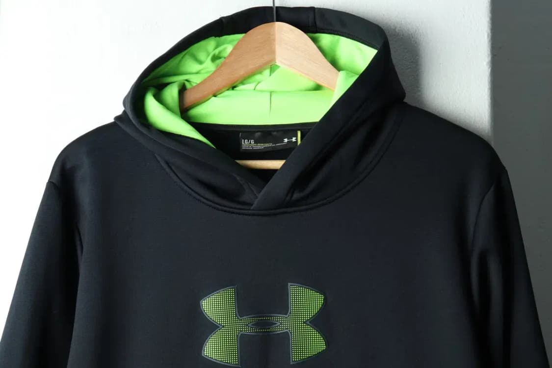 (L-XL) 언더아머 맨투맨 티셔츠 기능성 차콜 기모-160E8 상품이미지3