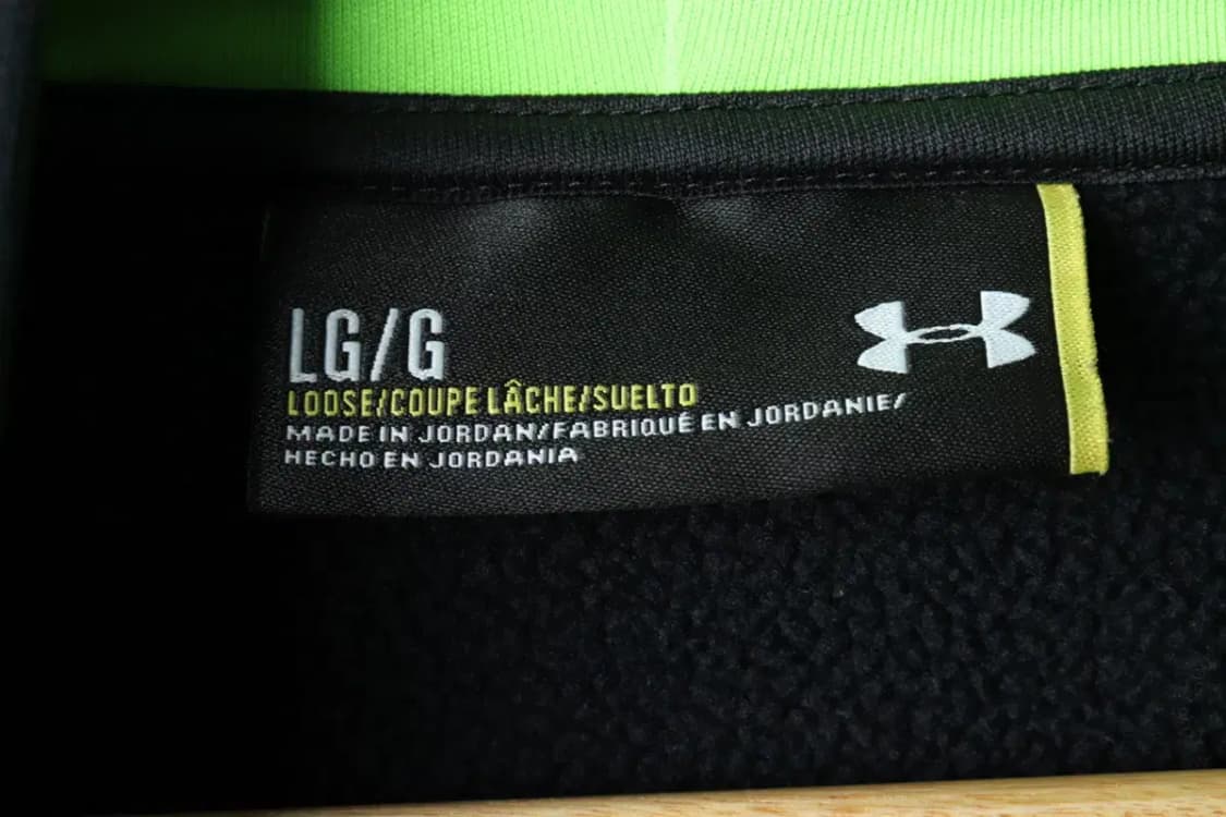 (L-XL) 언더아머 맨투맨 티셔츠 기능성 차콜 기모-160E8 상품이미지6