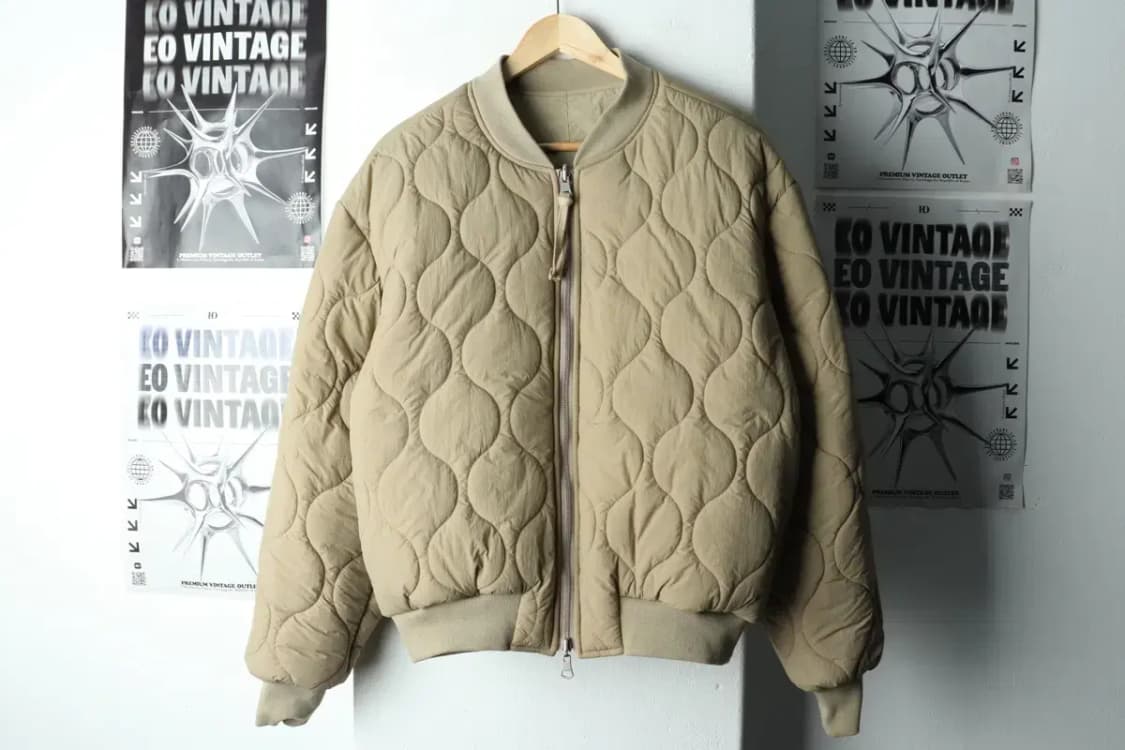 (S-M) 라퍼지스토어 패딩 점퍼자켓 리버시블 봄버 샌드-160EA 상품이미지2