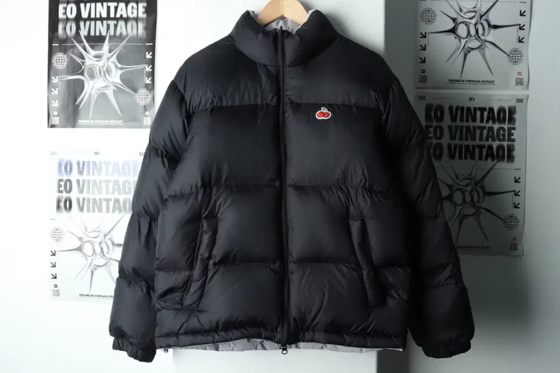 W(S-M) 키르시 패딩 점퍼자켓 리버시블 덕다운 체리-160EB 상품이미지3