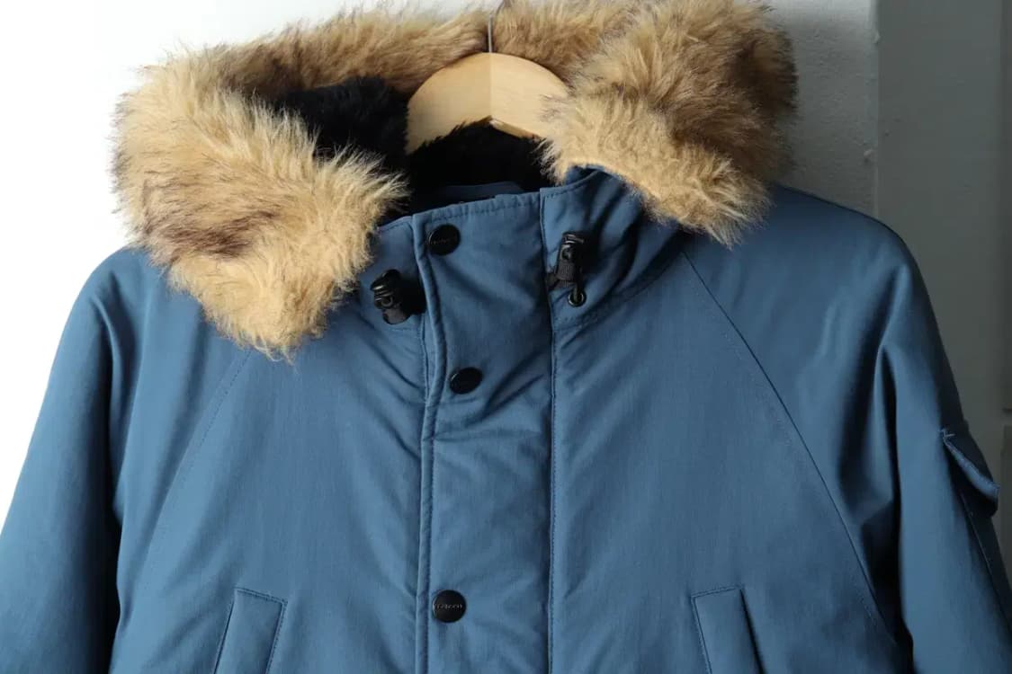 (XS-S) 칼하트 패딩 점퍼자켓 야상 블루 퍼 워크봄버-160EE 상품이미지3