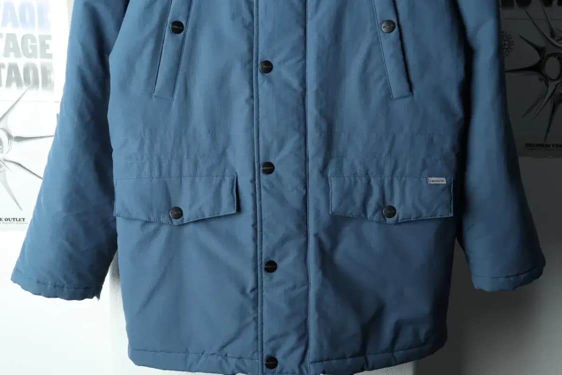 (XS-S) 칼하트 패딩 점퍼자켓 야상 블루 퍼 워크봄버-160EE 상품이미지4