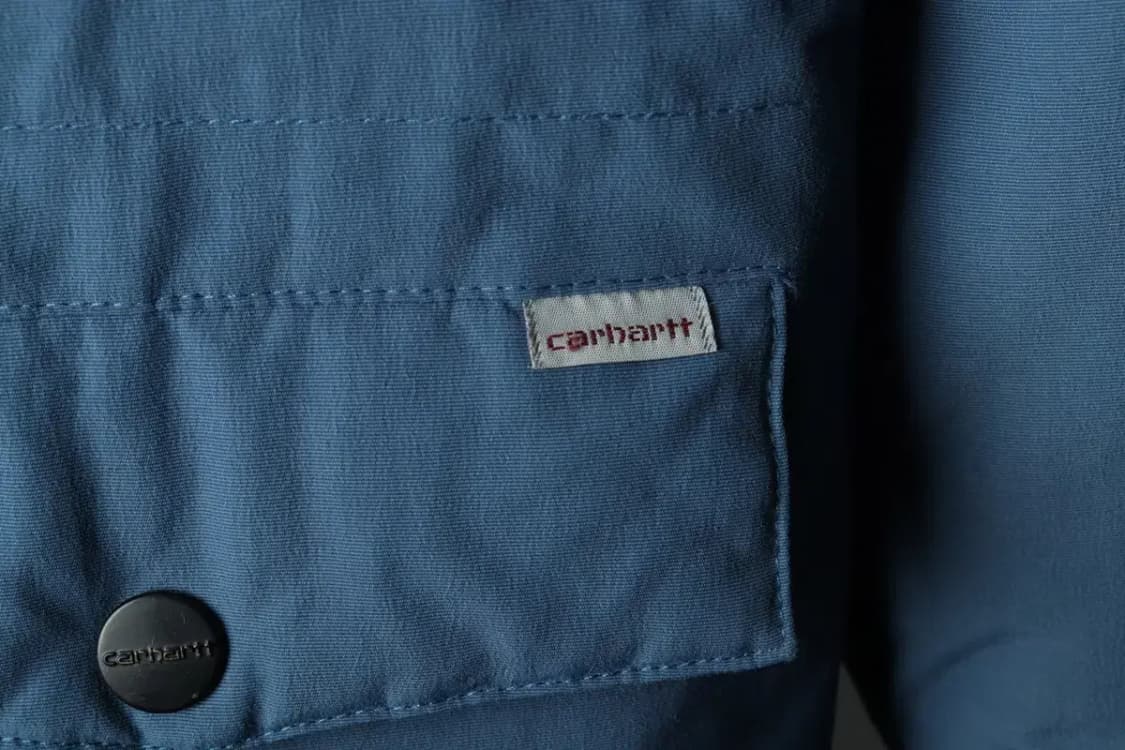 (XS-S) 칼하트 패딩 점퍼자켓 야상 블루 퍼 워크봄버-160EE 상품이미지5