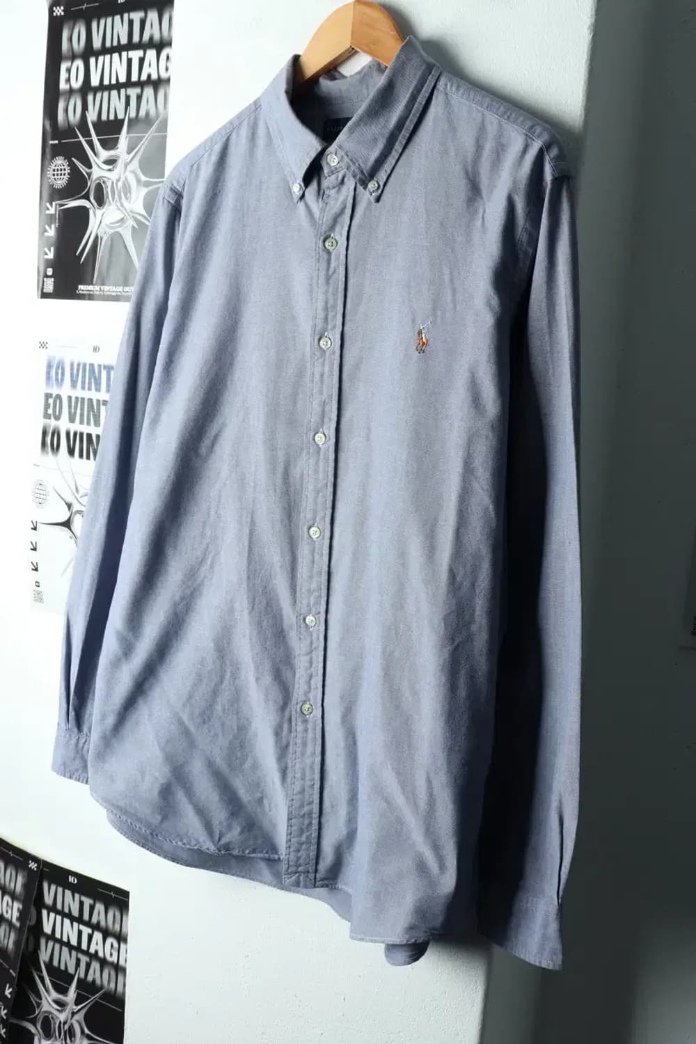 (XL-2XL) 폴로 랄프로렌 셔츠 남방 빅사이즈 블루-160F2 상품이미지1