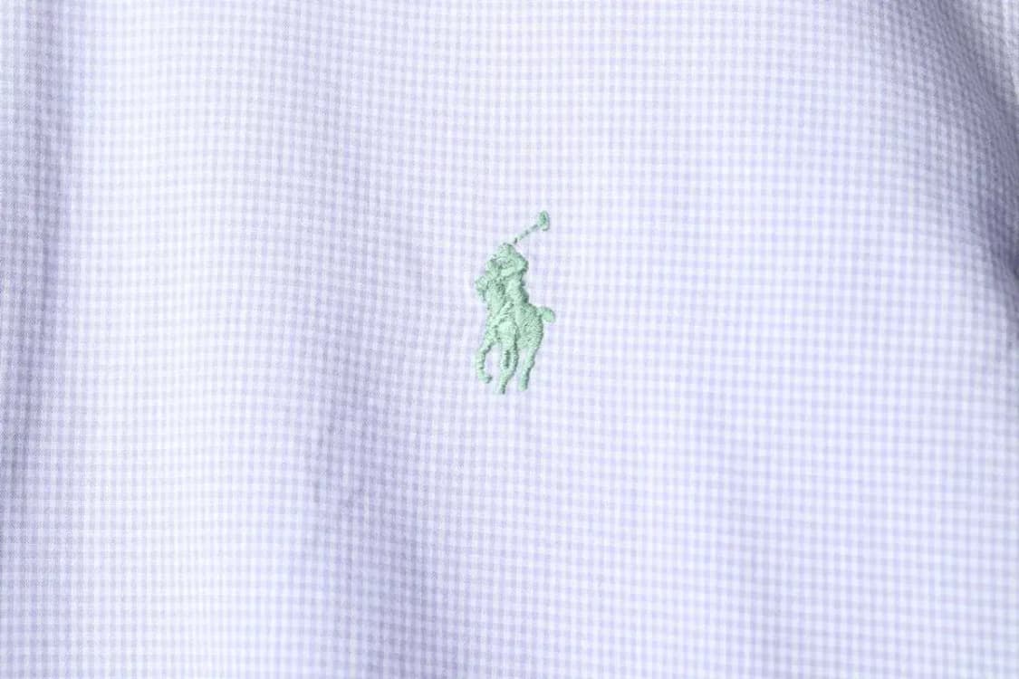 W(S) 폴로 랄프로렌 셔츠 남방 체크 퍼플 포니-160F7 상품이미지5