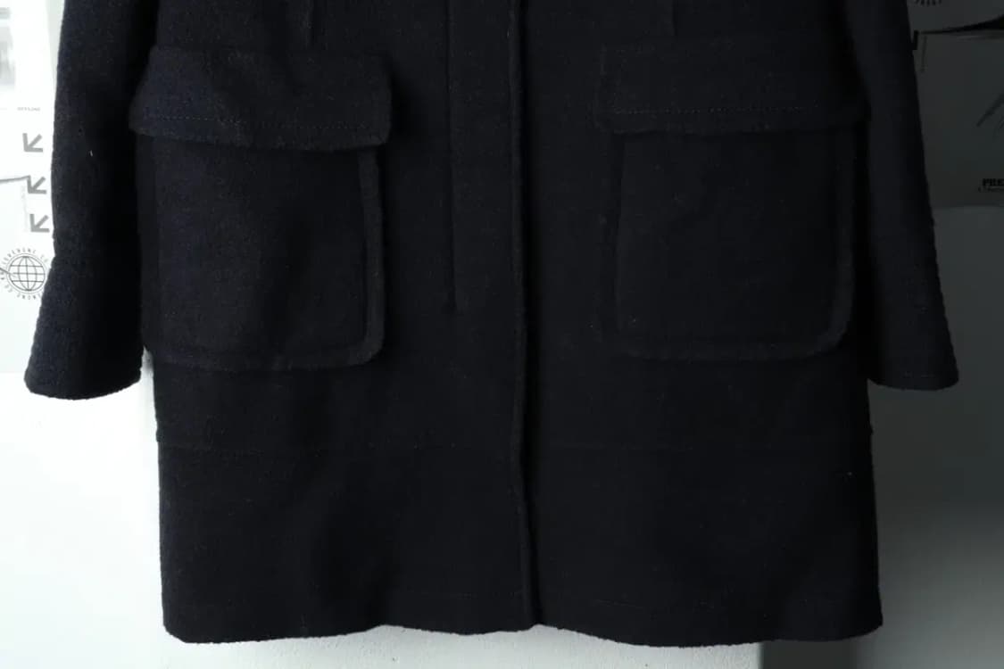 W(M) 질스튜어트 코트자켓 떡볶이 네이비 울-160F8 상품이미지4