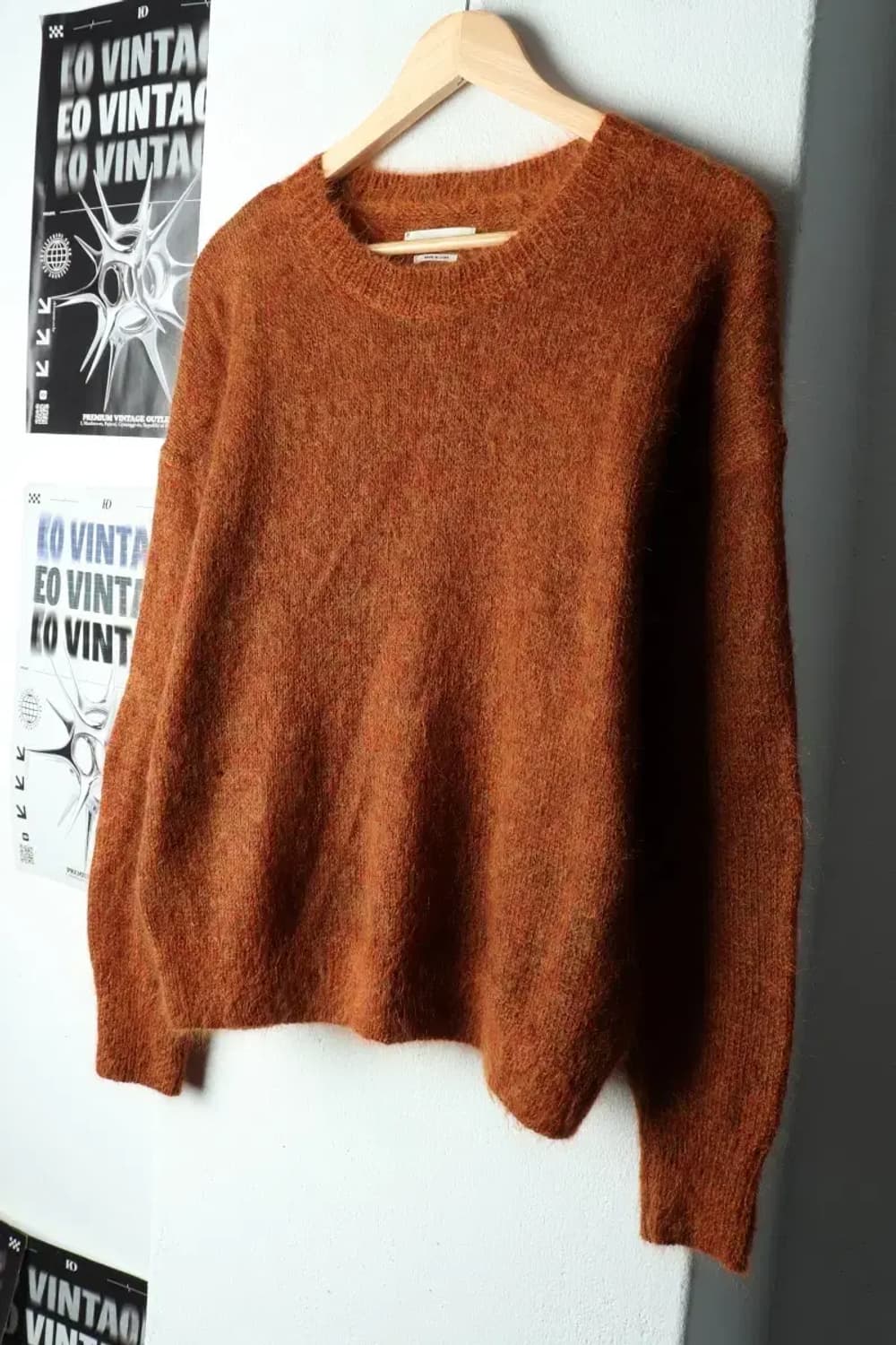 W(S-M) 이자벨마랑 니트 보들보들 모헤어 브라운-1616F 상품이미지1