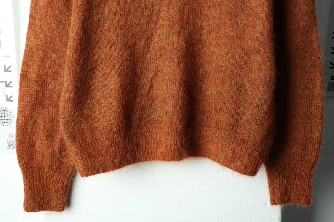 W(S-M) 이자벨마랑 니트 보들보들 모헤어 브라운-1616F 상품이미지4