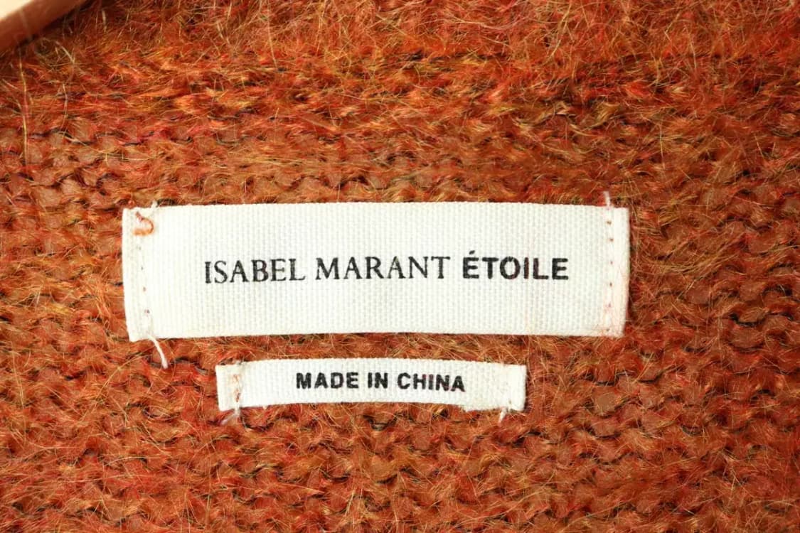 W(S-M) 이자벨마랑 니트 보들보들 모헤어 브라운-1616F 상품이미지5