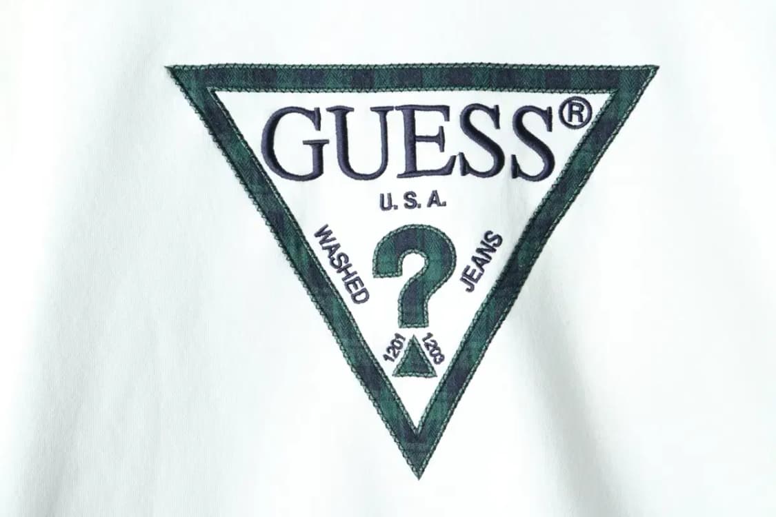 (XL) 게스 맨투맨 티셔츠 Y2K 대장 희귀 빅로고 화이트-16176 상품이미지5