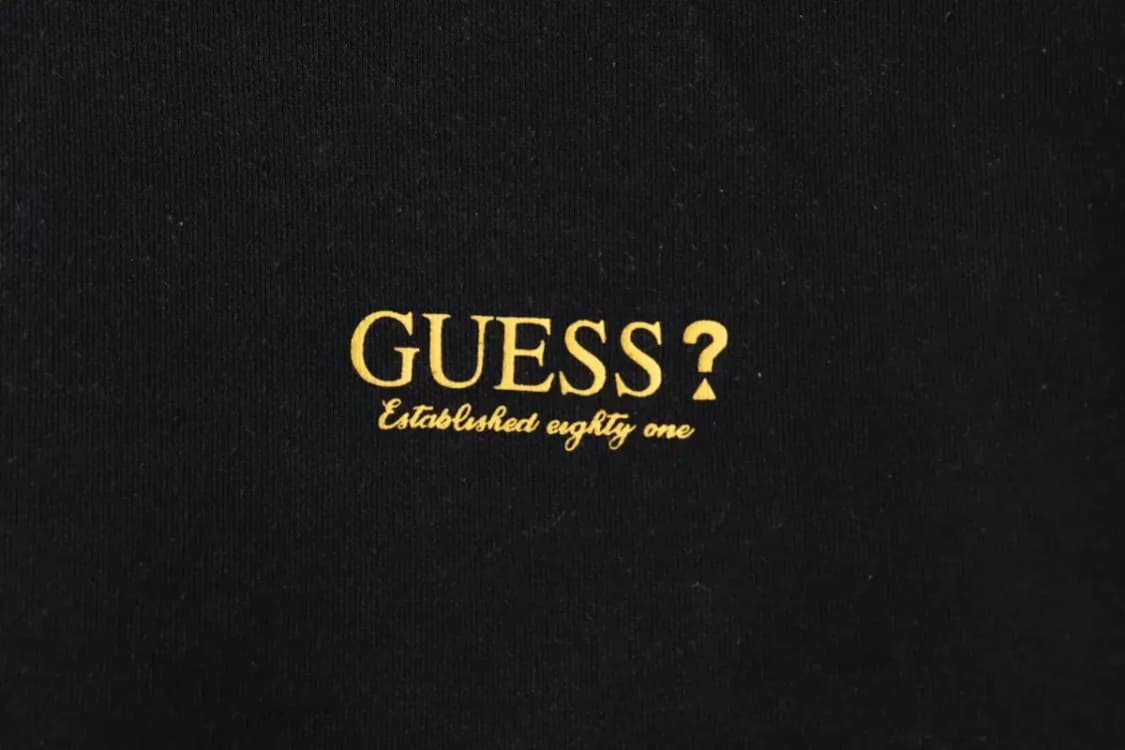 (S) 게스 맨투맨 티셔츠 블랙 올드스쿨-16178 상품이미지5