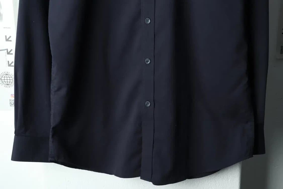 (XL) 지오지아 셔츠 남방 포플린 네이비-1617A 상품이미지4