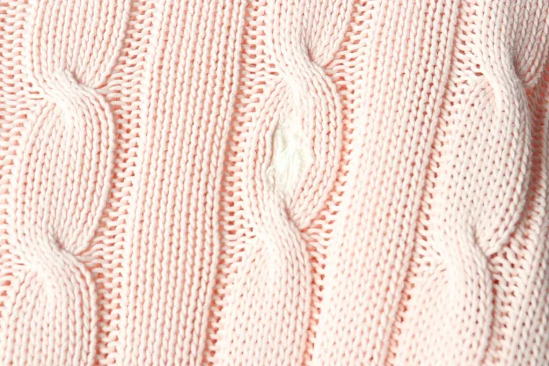 W(S-M) 폴로 랄프로렌 니트 케이블 꽈배기 포니 딸기우유-16181 상품이미지5