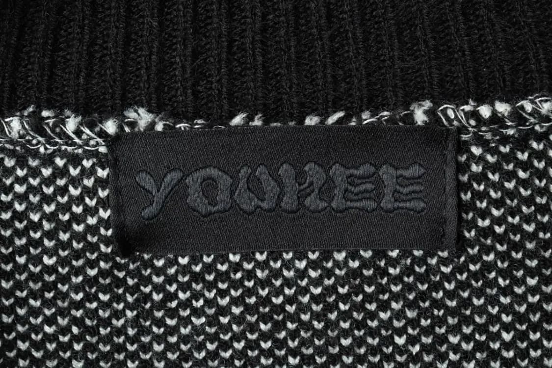 W(F) 유희 니트 크롭 블랙 올드스쿨-16183 상품이미지6