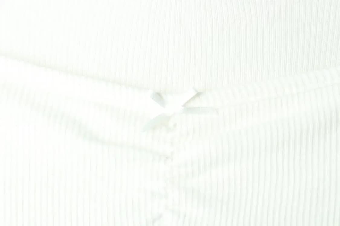 W(F) 쎄쎄쎄 니트 슬림핏 크롭 화이트-16187 상품이미지5