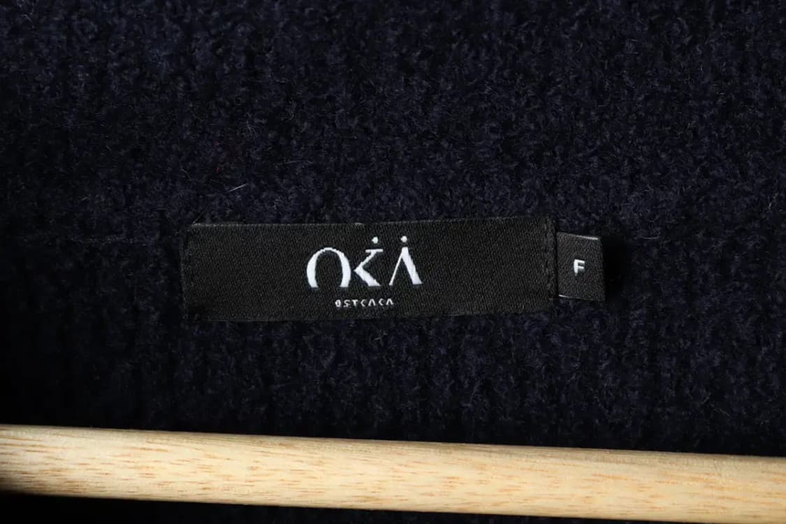 W(F) 오스트카카 니트 가디건 부클 네이비 키치-16189 상품이미지5